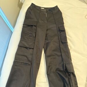House of CB black cargo pants size xs